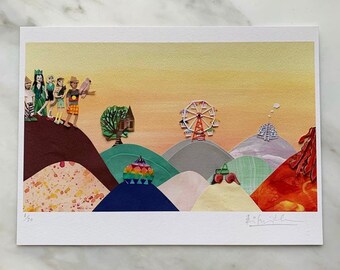 Podrías preguntarte a ti mismo, ¿adónde debemos ir ahora? edición limitada impresa por Tai Snaith