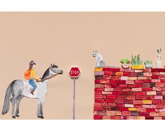 Slow Down World stop print