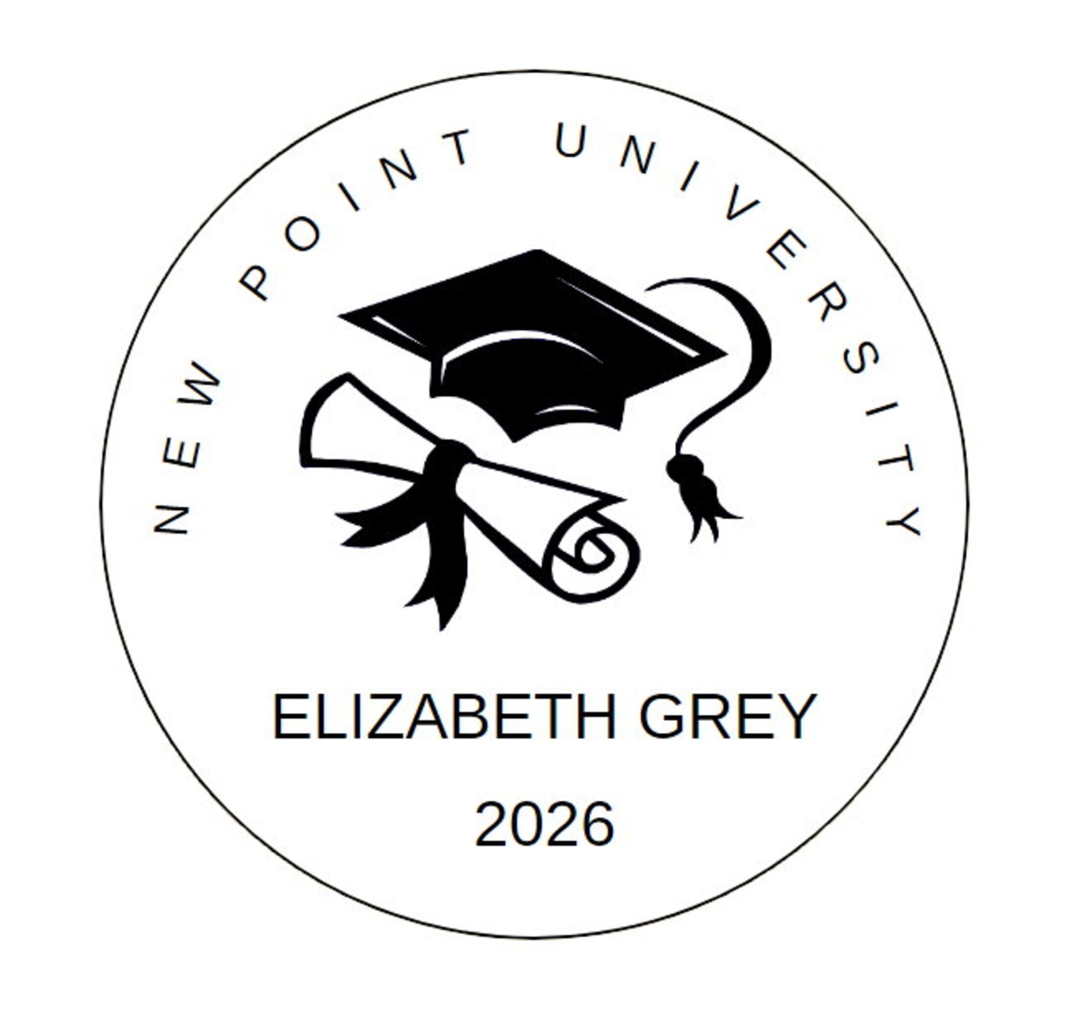2021 Graduation Invitation Envelope Seals, Matte Gold Foil Stickers (1 –  Paper Junkie