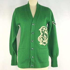 50s Varsity Cardigan - Etsy