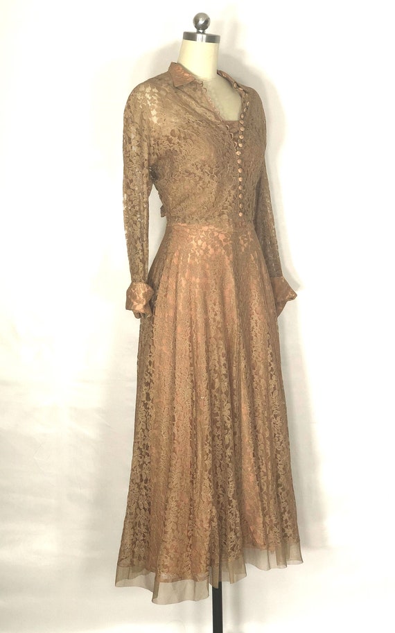 1930s vintage dress - small - 1930s lace dress - … - image 2