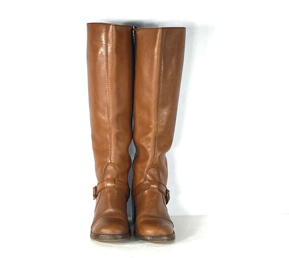 1970s leather Campus boots - size 7.5 - 1970s Cam… - image 3