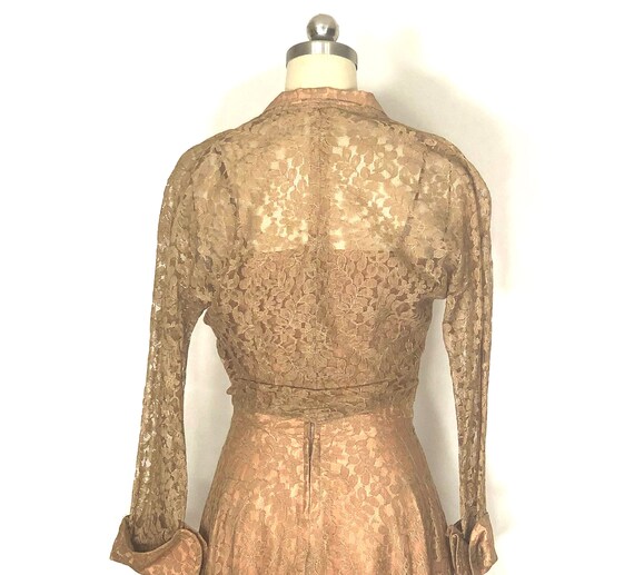 1930s vintage dress - small - 1930s lace dress - … - image 9