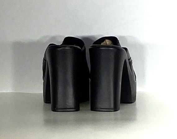 black ankle boots croc print