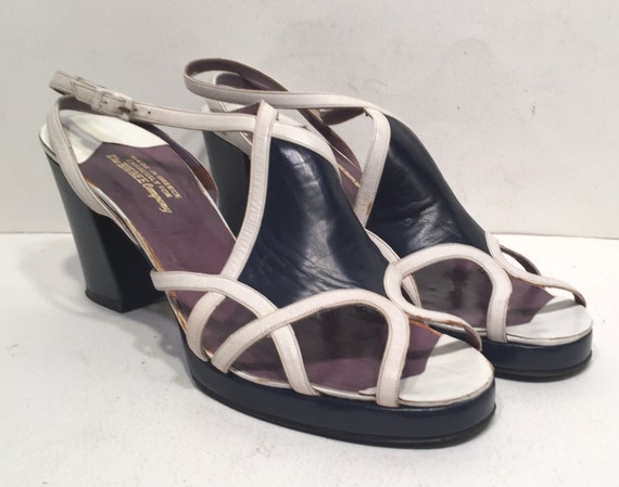 1970s Jerry Edouard handmade designer platform san