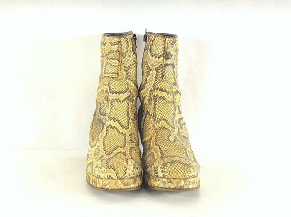 1960s Antonia Fluxa Python Platform Boots - Size … - image 4