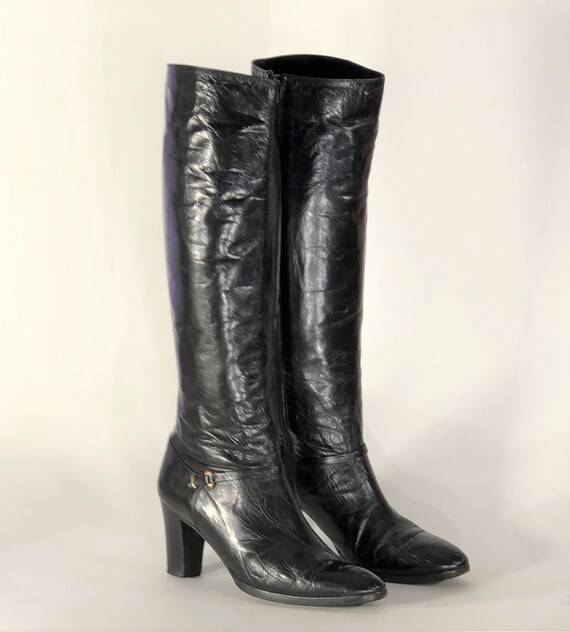 1970s leather boots
