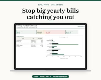 積立金トラッカースプレッドシート、貯蓄プランナー、NCT MOT自動車税保険節約、年間請求書積立金、ユーロポンドGoogleスプレッドシート