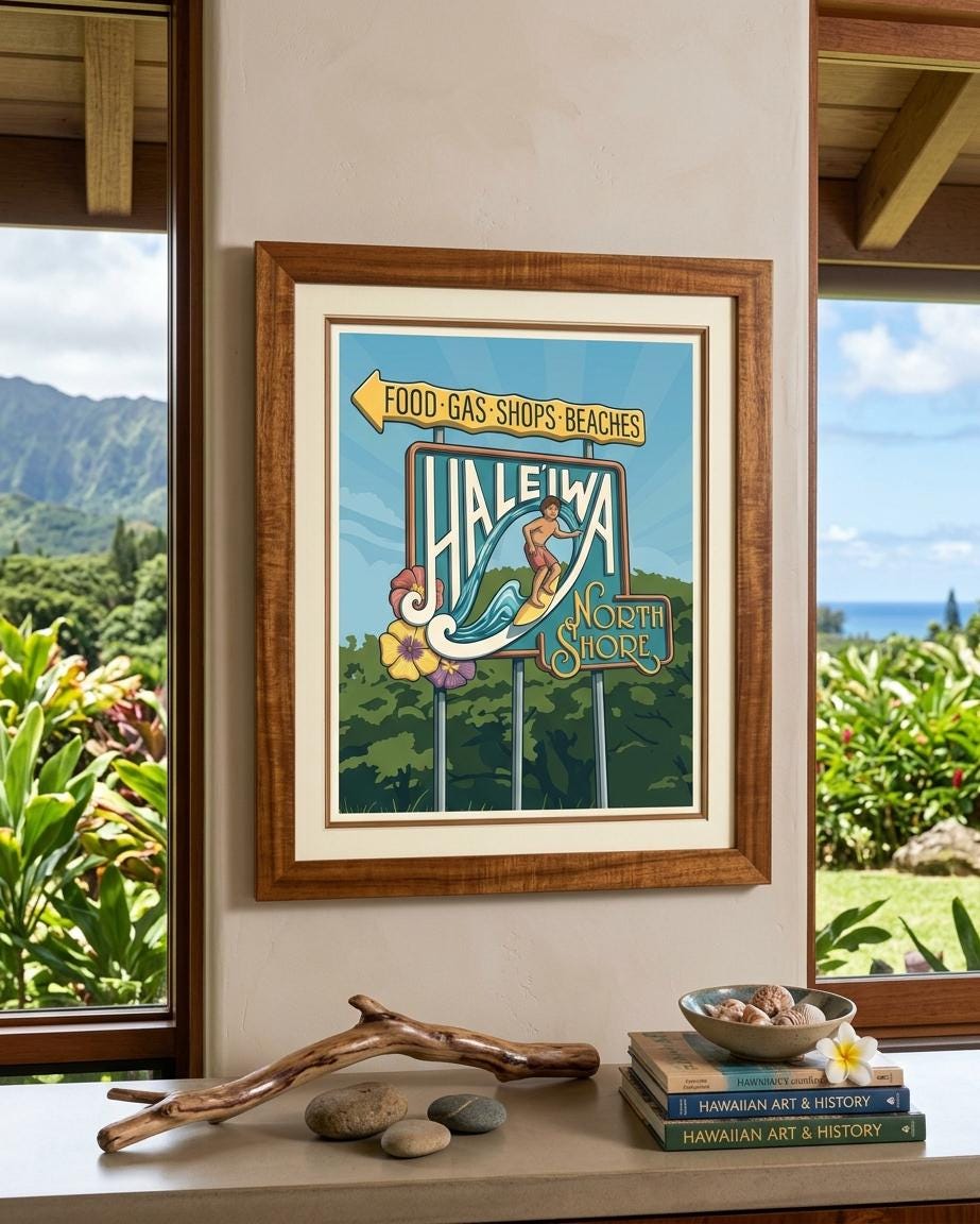 Haleiwa Sign - Etsy