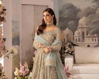 Wedding Lehenga Choli Dupatta Pakistani Bridal Dress