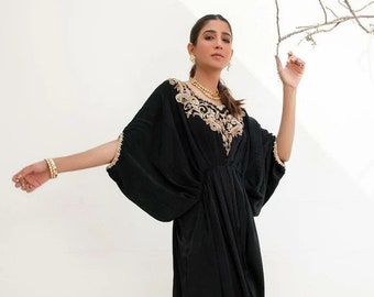 Black Velvet Kaftan