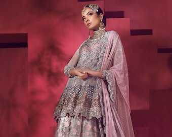 Zainab chottani rose gold jacket top