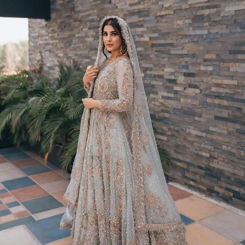 Pakistani Bridal Anarkali Dress | Etsy