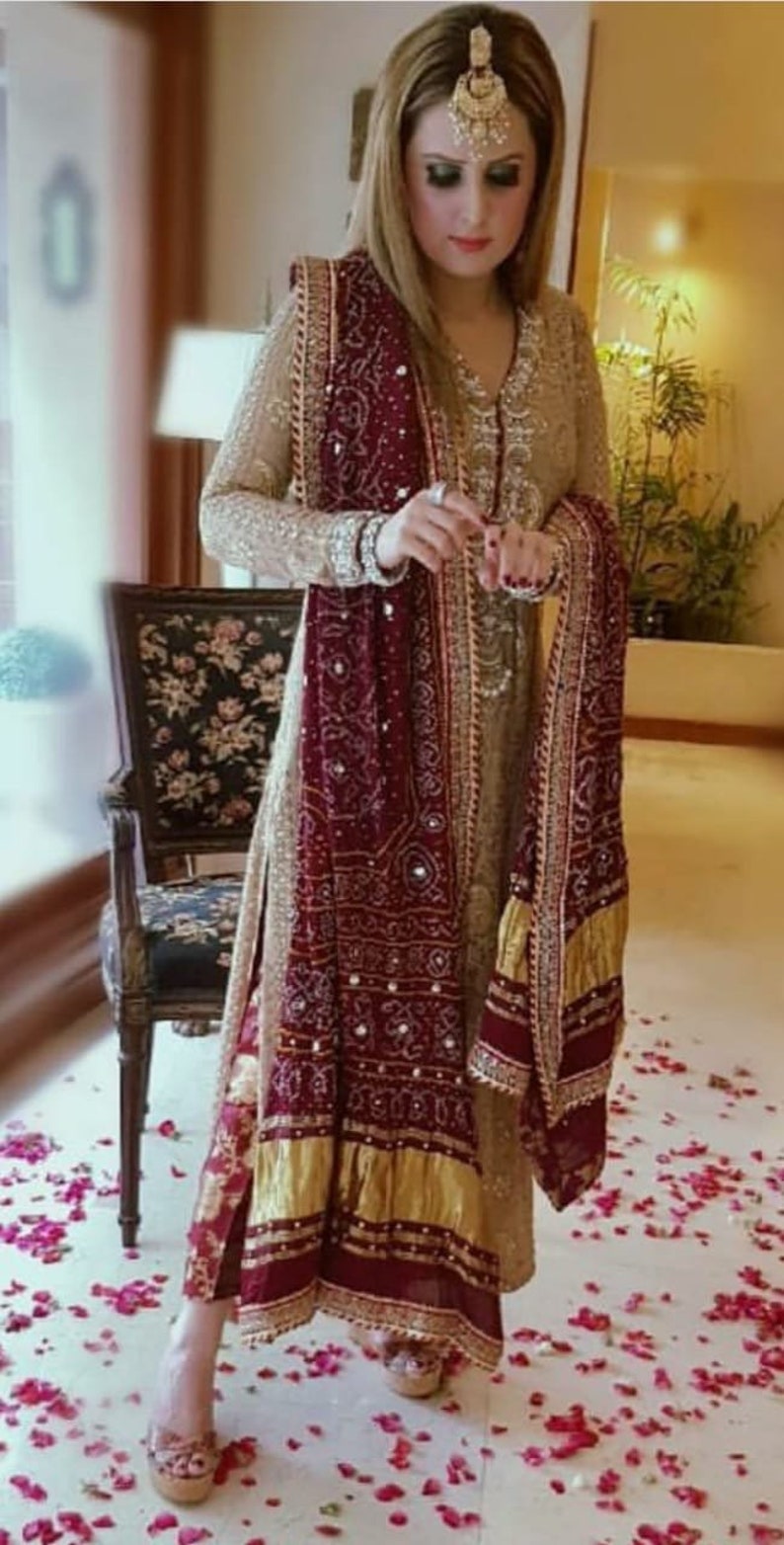 Pakistani Formal Shalwar Kameez Women Clothing Ethnic Wear | Etsy Canada