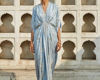 Lavender Blue Kaftan