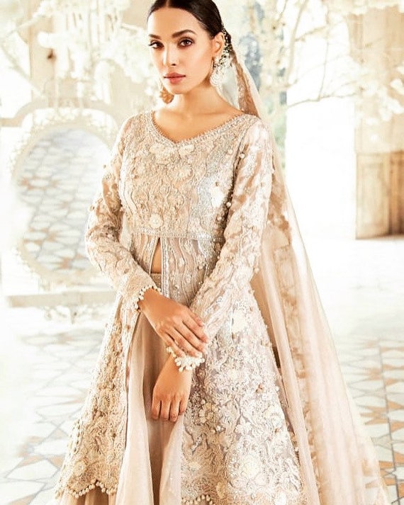 Tena durrani top party wear