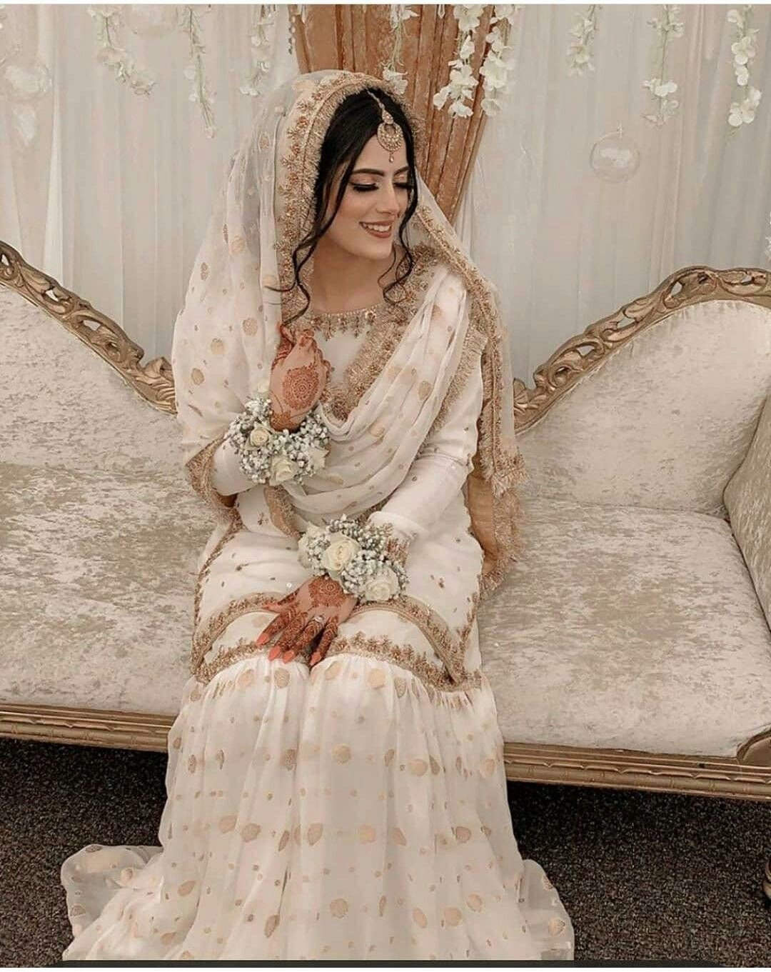 Buy Nikah Dress Pakistani Bride Online in India Etsy