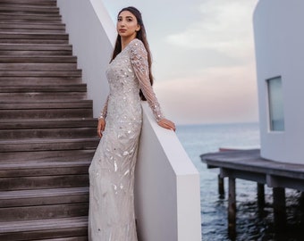 Zuhair Murad Inspired white bridal gown