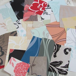 50 pezzi di ritagli di carta da parati - Modelli assortiti // Per etichette di coriandoli, ghirlande, bandierine, decorazioni, scrapbooking, gioielli, origami, diari