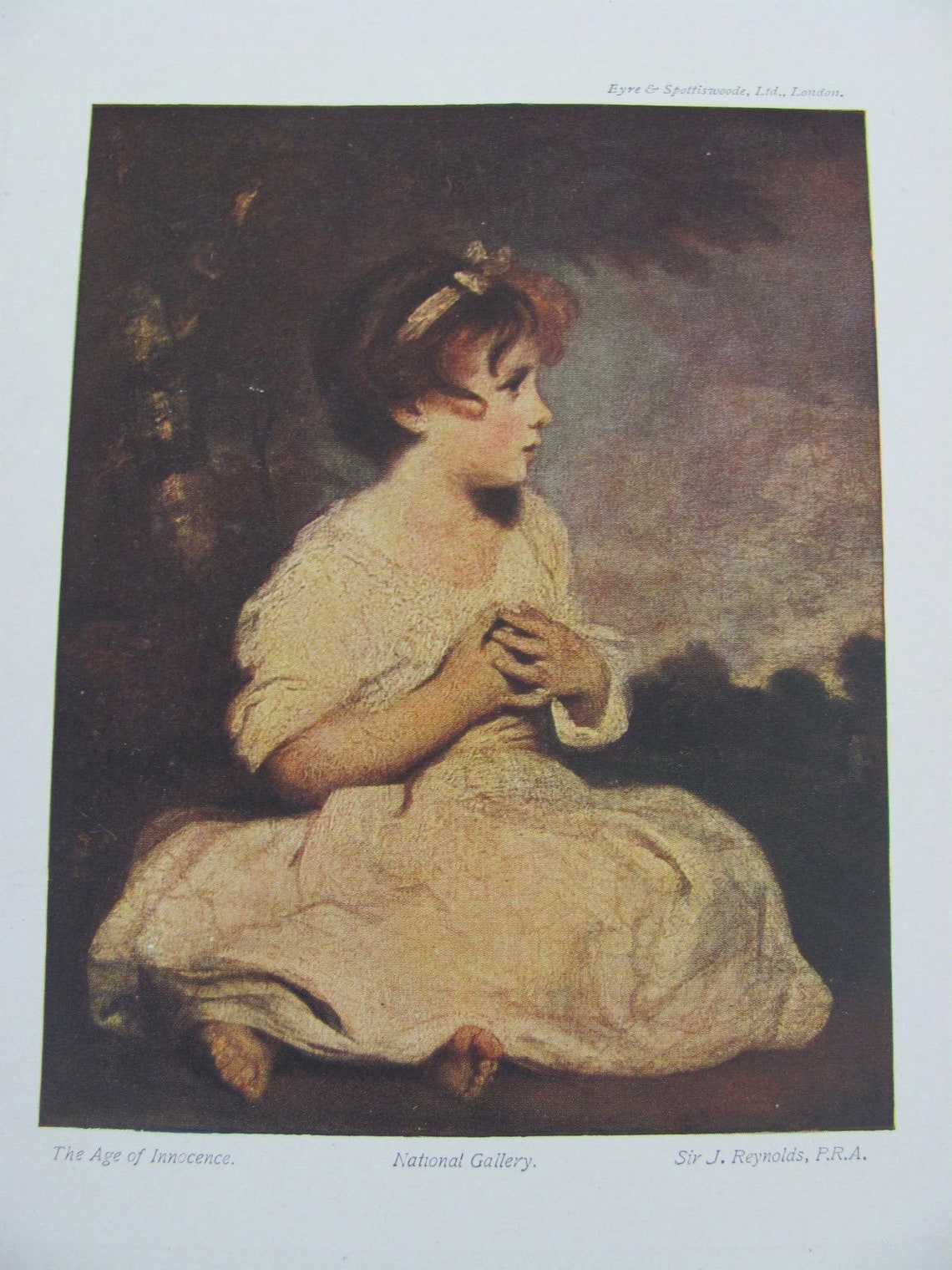 Antique Print of Famous Art Paintings // Eyre & Spottiswoode Etsy UK
