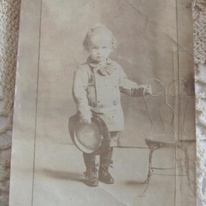 Original Photograph Antique Circa Late 1800's // Photo of a Young child // RPPC CDV Cabinet Card 19th Century - Others to choose from