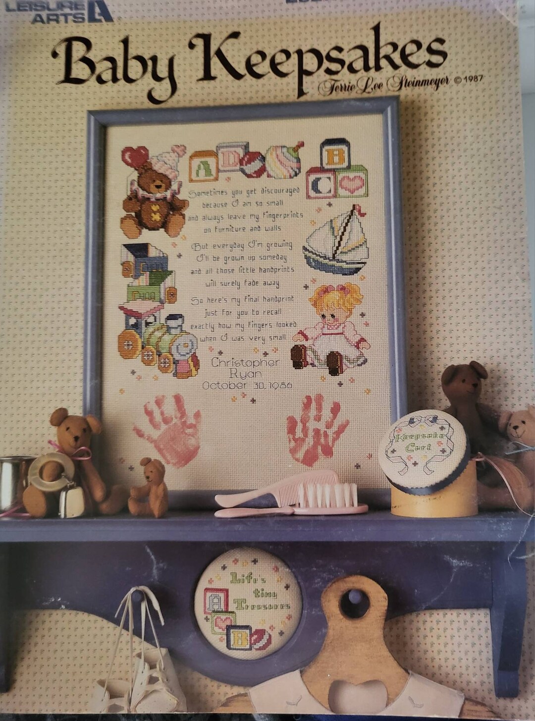 Baby Keepsakes Cross Stitch Pattern Leisure Arts by Terrie Etsy