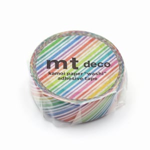 mt deco Regenbogen Streifen Japanisches Washi Tape