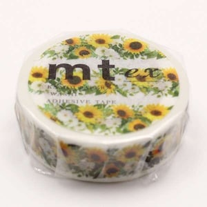 mt ex Sunflower Japanese Washi Tape Masking Tape