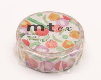 mt ex Summer Vegetable Japanese Washi Tape Masking Tape