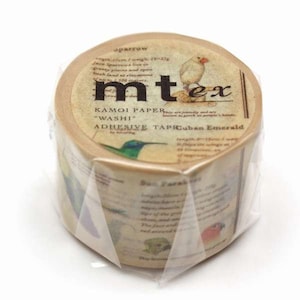 Birds Japanese Washi Tape Masking Tape Budgie Java Sparrow Sun Parakeet Cockatiel Gouldian Finch