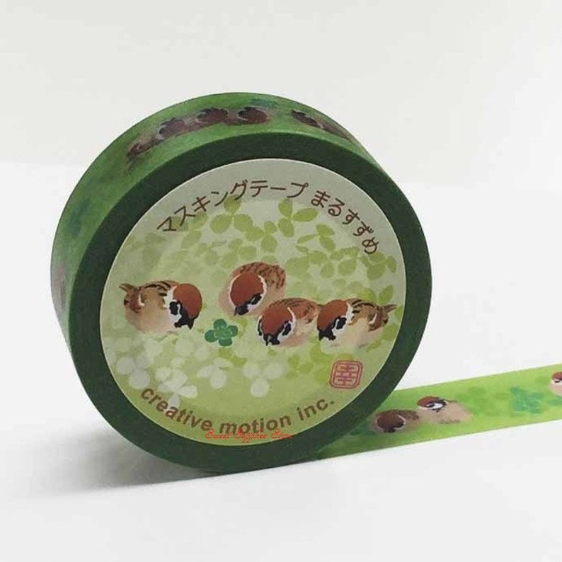 Creative Motion Sparrow Japanese Washi Tape Masking Tape Paper Tape