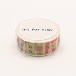 Ruban de masquage adhésif en Washi japonais Alphabet A-M mt for kids