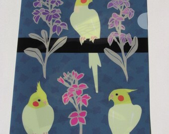 Cockatiel & Stock A5 File Folder Organizer