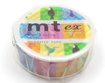 mt ex Colorful Bird Japanese Washi Tape Masking Tape