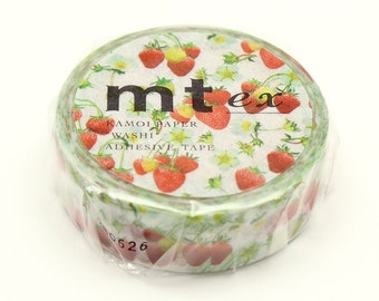 mt ex  Strawberry Japanese Washi Tape Masking Tape