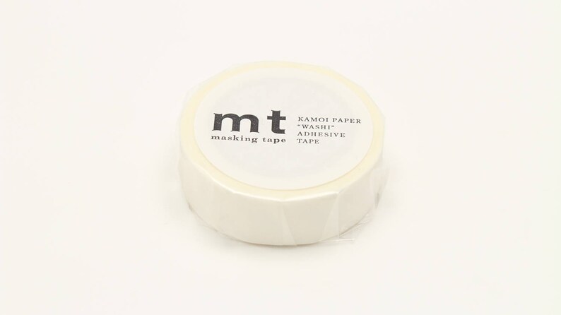 mt 1P Stripe White Japanese Washi Tape  MT01D379