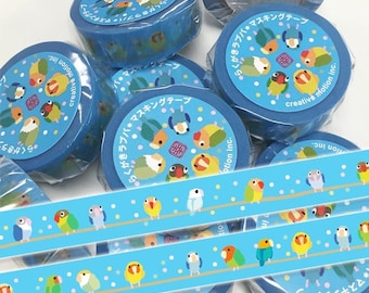 Lovebird Japanese Washi Tape Masking Tape