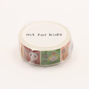 Ruban adhésif de masquage en Washi japonais, Alphabet N-Z, mt for kids