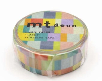 mt deco Mosaic Bright Japanese Washi Tape Masking Tape
