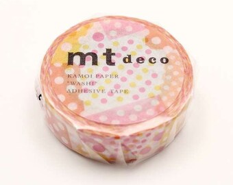 mt deco Negative Positive Dot Pink Japanese Washi Tape Masking Tape
