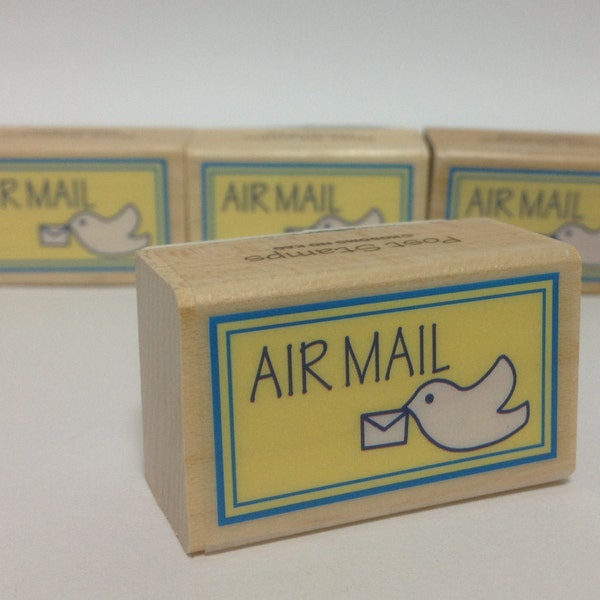 Bird Stamp / Air Mail Stamp / Rubber Stamp