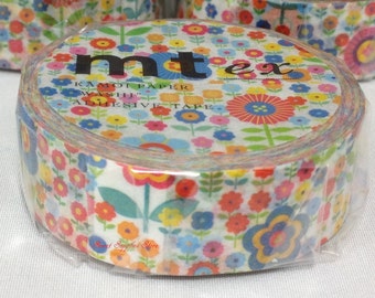 mt ex Floret Flower Garden Japanese Washi Tape