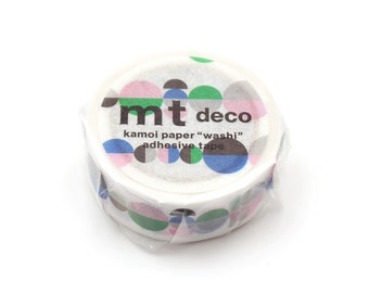 mt deco Half Circle Japanese Washi Tape Masking Tape