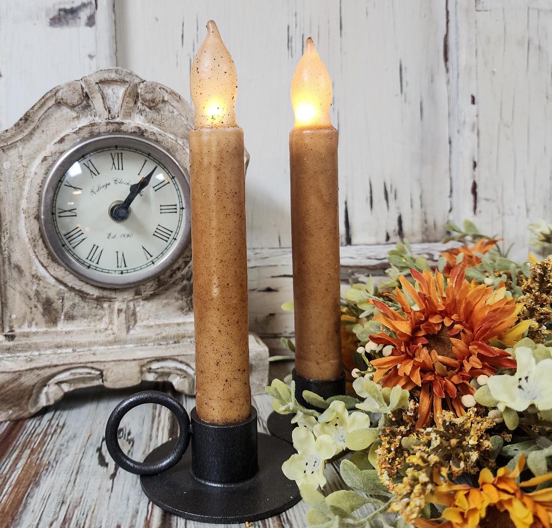 Rustic Candle Numbers Rustic Timer Taper Candles 6.5