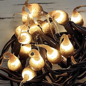 Grubby 100 Ct. Hand Dipped Rustic LED Hand Dipped String Lights