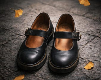 Punk Gothic 1990s Mary Jane Doc Martens UK Size 5