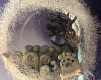 Halloween Graveyard Ornament