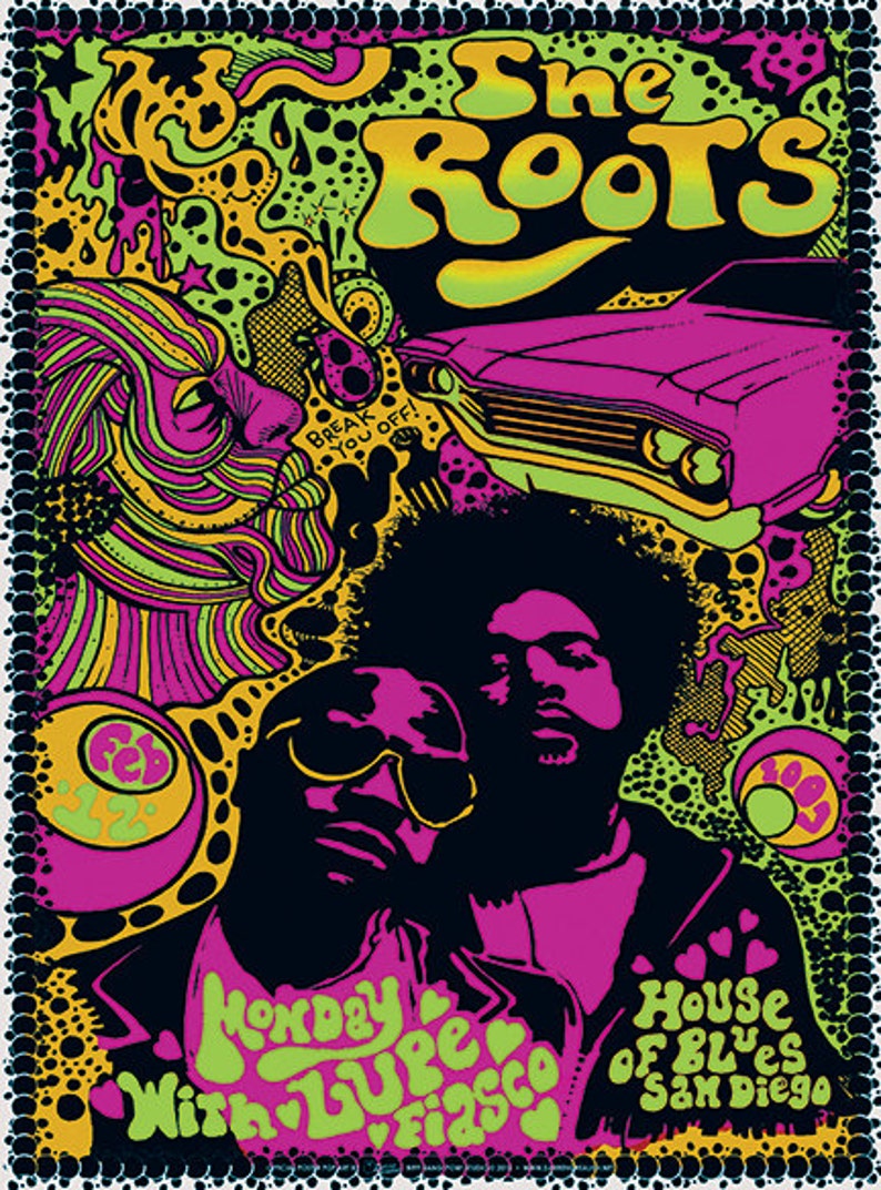 The Roots Poster by Darren Grealish Etsy