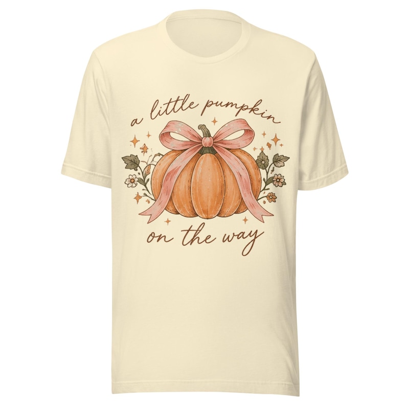 A Little Pumpkin On The Way Shirt, Fall Pregnancy Announcement Tee, Halloween Maternity Shirt