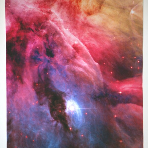 Astronomy Fabric Orion Nebula Photograph on EQ Printable Cotton Fabric Sheet